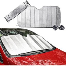 Araç Ön Cam Katlanabilir Güneşlik Isı Yansıma Önleyici Dacia Duster Honda Civic Ford Focus Skoda Superb - Lisinya