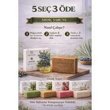 Sapovera Ardıç Katranı Sabunu Doğal El Yapımı Saç ve Cilt İçin