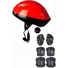 Top Rock Store Çocuk Kask Dizlik Dirseklik Ellik Set 7 Parça Scooter Bisiklet Paten Kaykay Koruyucu Set
