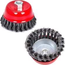 Rigour Makroyapı Emka M14 Çanak Vidalı Burma Tel Fırça 100 mm