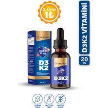 HEILVION D3 K2 Vitamini 20 ml (400 Damla ) 1000 Iu D3 , 25 Mcg K2 Vitamini