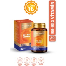 HEILVION Vitamin B12 (Metilkobalamin) Folik Asit (Metilfolat) 30 Dil Altı Tablet (B12-B9)