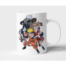 Iruka Kakashi Sasuke Sakura Naruto Anime Tasarım Kupa - Hediyelik Kupa - Baskılı Kupa