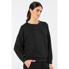 Türen Kadin Bisiklet Yaka Sweatshirt