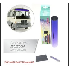 Carub Cam Filmi Ön 220X20CM Mavi-Aynalı Tp-Bl-S