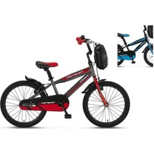 Feyza Design Çocuk Bisikleti 20 Jant Siyah Mavi, Erkek Çocuklar Için Eğlenceli ve Dayanıklı