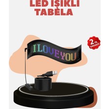 Mestore Kayan Yazı Destekli Rgb LED Reklam Paneli USB ile Kolay Kurulumlu