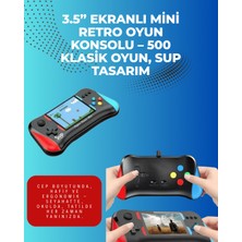 Mestore 500 Retro Oyunlu Taşınabilir El Konsolu – X7M Modeli