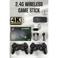 Mestore Gaming Atari 2.4g Uyumlu Kablosuz Çift Kol Game Stick