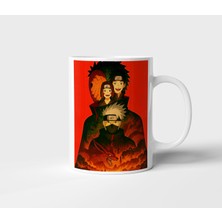 Kakashi Rin Obito Naruto Anime Tasarım Kupa - Hediyelik Kupa - Baskılı Kupa