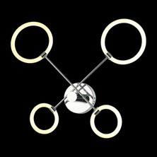 Lucea Pontı 4 Lu Ledlı Krom Plafonyer 39W 3000K