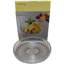 Glasscom Cam Salata Kasesi 24 cm – Şeffaf, Dayanıklı ve Şık Tasarım