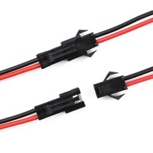 Maroces 2 Pin Sm Jst 2p Kablolu Konnektor Dişi Erkek Takım 20CM