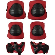 Top Rock Store Yüksek Korumalı Paten,kaykay,bisiklet Koruma Seti 6'lı Dizlik Bileklik Dirseklik Koruyucu Set