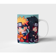 Uchiha Sasuke Uzumaki Naruto Anime Tasarım Kupa - Hediyelik Kupa - Baskılı Kupa
