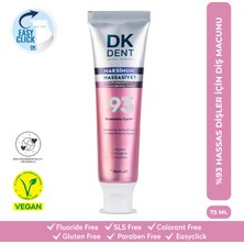 DKDENT %93 Maksimum Hassasiyet Yetişkin Diş Macunu 75 ml