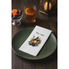 Iftar Vakti Desenli 16'lı Çift Katlı Lüks Kağıt Peçete