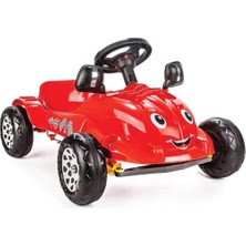 Feyza Design Çocuklar Için Eğlenceli Pedallı Kırmızı Araba