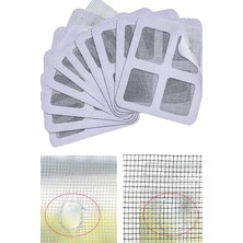 Gampus 40 Parça Tül Sineklik Yaması Yırtılan Yerlere Uygulanabilir 40 Parça Sinek Perde Yama Seti