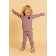 Buufuu Kız Çocuk Takım Pamuklu Uzun Kollu Alt Üst Takım