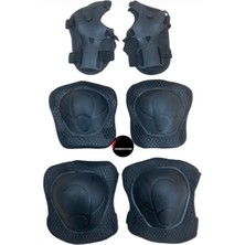 Top Rock Store Çocuk Koruyucu Dizlik Dirseklik Set 6'lı Paten Scooter Bisiklet Kaykay Koruyucu Ekipman Set