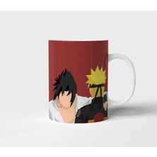 Uchiha Sasuke Uzumaki Naruto Anime Tasarım Kupa - Hediyelik Kupa - Baskılı Kupa