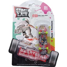 Feyza Design Mini Kay Kay Seti, Tekli Parmak Kaykay Oyuncak, Eğlenceli Fingerboard