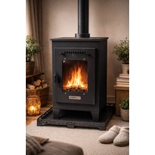 Dorello Pelet Sobası Şömine Soba Saç Soba Yüksek Verimli, Ekonomik ve Çevre Dostu Isınma