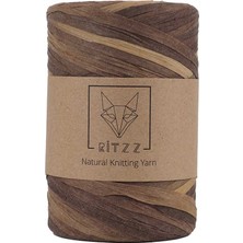 Ebruli Soft Rafya Ip Ritzz R018 Kahve Degrade (150G)