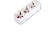 Rigour 3'lü Topraklı Klemensli Grup Priz (Kablosuz) (Fetih 306-00) - Üçlü