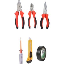 Rigour 3 Lü Elektrikçi Pense - Yan Keski - Kargaburun Seti