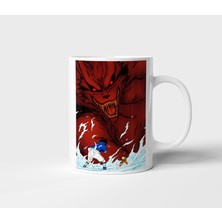 Uchiha Sasuke Kurama Naruto Anime Tasarım Kupa - Hediyelik Kupa - Baskılı Kupa