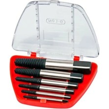 Rigour Ters Kılavuz Kırılmış Yalama Vida Civata Sökme Seti 6 Parça Vida Çıkarıcı Set