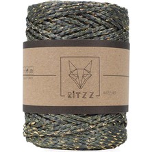 Ritzz Luvia Polyester Simli Çanta Ipi Zümrüt - Gold Sim