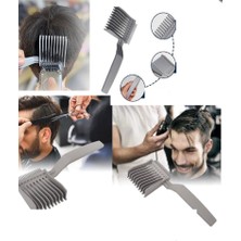 Gaman Profesyonel Düzgün Saç Kesim Tarağı Erkek Kuaför Aleti Çift Taraflı Çizgi Toplayıcı