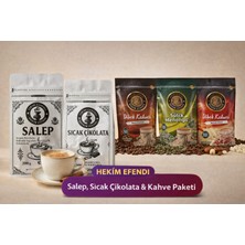 Hekim Efendi Dibek Kahvesi ( Kakuleli+Menengiç+Damla Sakızlı ) + Salep ( Sahlep )+ Sıcak Çikolata