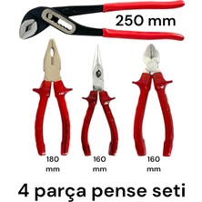 Rigour 4 Parça Pense Seti Pense Yan Keski Karga Burnu Ford Pense Boru Anahtar Seti