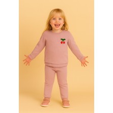 Buufuu Kız Çocuk Takım Pamuklu Uzun Kollu Alt Üst Takım