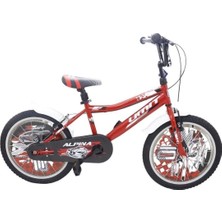 Feyza Design 16 Jant Alpina-L-Bmx-V Bisiklet, Kırmızı, Dayanıklı ve Şık Tasarım