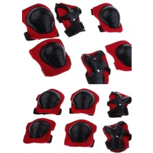 Gampus Çocuk Erkek Kız Darbeye Dayanıklı Spor Diz Dirsek Bilek Pedi Koruyucu Dizlik Dirseklik