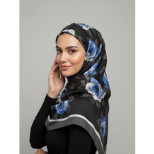 La Fien Rose Çiçek Desenli Soft Pamuk Şal