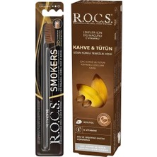 R.o.c.s. Kahve Lekelerine Karşı Diş Macunu 74G Leke Giderici Diş Fırçası Seti