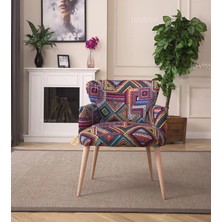 Venqm Berjer Tekli Koltuk Balkon, Ofis, Bekleme, Güzellik Merkezi, Çay Seti