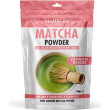 Mahbuba Life Çilek Aromalı Matcha Çayı Tozu 50GR