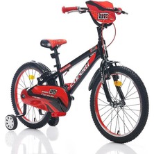 Feyza Design Çocuklar Için Siyah ve Kırmızı Renkli 20 Jant Bisiklet
