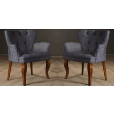 Venqm 1+1 Iki Tekli Kollu Çay Seti Balkon, Bahçe Berjer