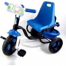 Feyza Design Üçteker Prens Bisiklet Mavi/siyah, Çocuklar Için Eğlenceli ve Güvenli