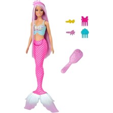 Barbie Dreamtopia Uzun Saçlı Bebekler GTF37 - Pembe Saçlı Denizkızı