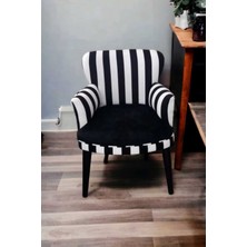 Venqm Çay Seti Koltuk Berjer - Cafe - Balkon - Bahçe Zebra Model