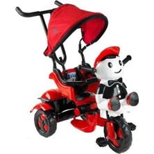 Feyza Design Renkli Çocuk Bisikleti, Üç Tekerli Işıklı Pedallı Eğlence Aracı